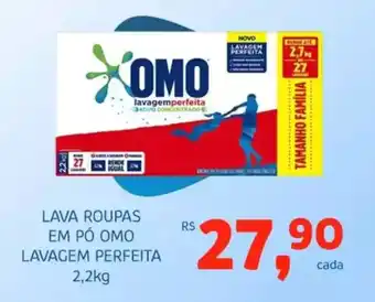 Trimais Supermercado Lava roupas em pó omo lavagem perfeita oferta