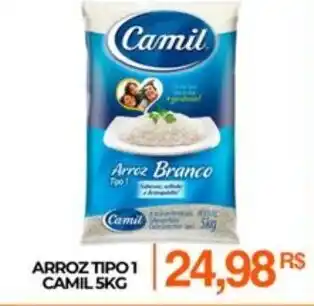 Mercadão Atacadista Arroz tipo1 camil oferta