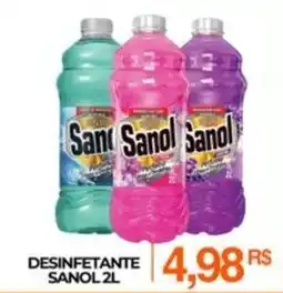 Mercadão Atacadista Desinfetante sanol oferta