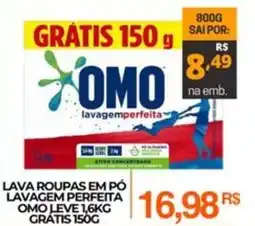 Mercadão Atacadista Lava roupas em pó lavagem perfeita omo oferta