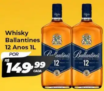 X Supermercados Whisky Ballantines 12 Anos oferta