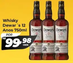 X Supermercados Whisky Dewar's 12 Anos oferta