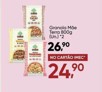 Imec Supermercados Granola Mãe Terra oferta