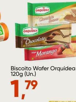 Imec Supermercados Biscoito Wafer Orquidea oferta