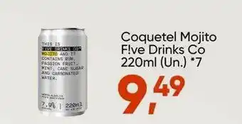 Coquetel Mojito F!ve Drinks Co