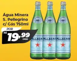 X Supermercados Agua Minera S. Pellegrino c/ Gás oferta