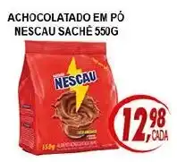 Kaçula Supermercados Achocolatado em pó nescau sachê oferta