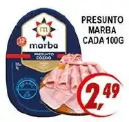 Kaçula Supermercados Presunto marba cada oferta