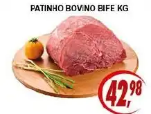 Kaçula Supermercados Patinho bovino bife oferta