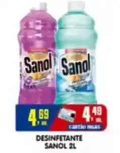 Higa's Supermercado Desinfetante sanol oferta