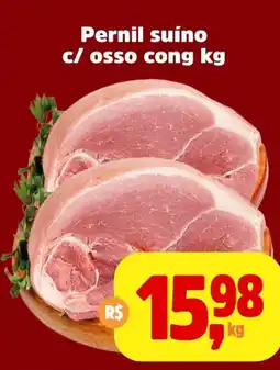 Sj Supermercados Pernil suíno c/ osso cong oferta