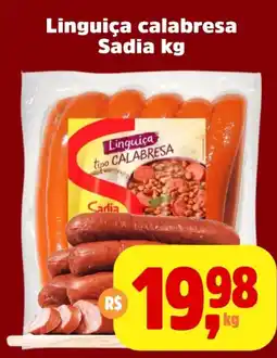 Sj Supermercados Linguiça calabresa Sadia oferta