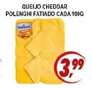 Kaçula Supermercados Queijo cheddar polenghi fatiado cada oferta