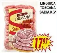 Kaçula Supermercados Linguiça toscana sadia oferta