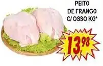 Kaçula Supermercados Peito de frango c/osso oferta