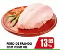 Higa's Supermercado Peito de frango com osso oferta