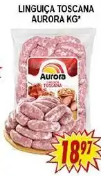 Kaçula Supermercados Linguiça toscana aurora oferta