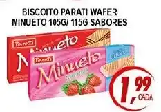 Kaçula Supermercados Biscoito parati wafer minueto sabores oferta