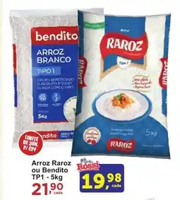 Rossi Supermercado Arroz Raroz ou Bendito TP1 oferta