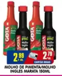 Higa's Supermercado Molho de pimenta/molho ingles marata oferta