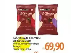 Atacadão Chocolate - cobertura de chocolate em gotas sicao oferta