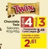 Carrefour Twix - chocolate oferta