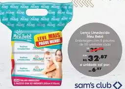 Sam's Club Meu bebê - lenço umedecido oferta