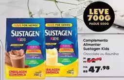 Sam's Club Sustagen - kids complemento alimentar oferta