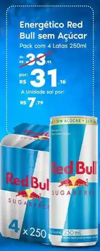 Sam's Club Red bull - energético sem açúcar oferta