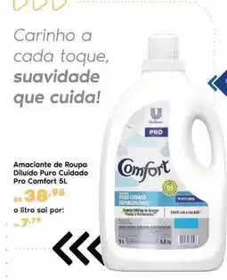 Sam's Club Carinho - amaciante de roupa diluido puro cuidado pro oferta