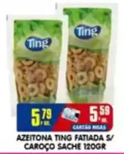 Higa's Supermercado Azeitona ting fatiada s/ caroco sache oferta