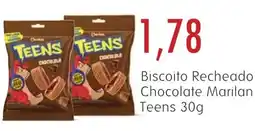 Epa Biscoito Recheado Chocolate Marilan Teens oferta