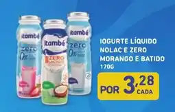 Epa Iogurte líquido nolac e zero morango e batido oferta