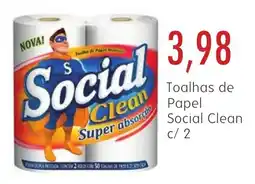 Epa Toalhas de Papel Social Clean oferta