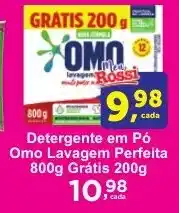 Rossi Supermercado Detergente em Pó Omo Lavagem Perfeita oferta