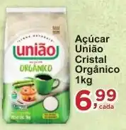 Rossi Supermercado Açúcar  União Cristal Orgânico oferta