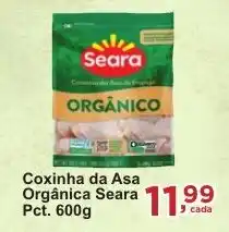 Rossi Supermercado Coxinha da Asa Orgânica Seara Pct. oferta