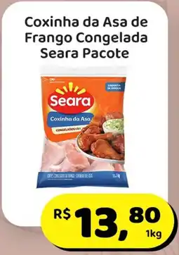 Mineirão Atacarejo Coxinha da Asa de Frango Congelada Seara Pacote oferta