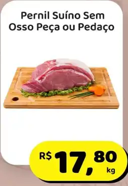 Mineirão Atacarejo Pernil Suíno Sem Osso Peça ou Pedaço oferta