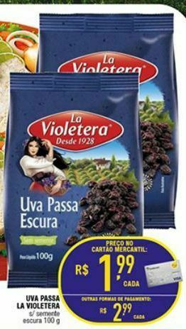 Uva passa la violetera 100g