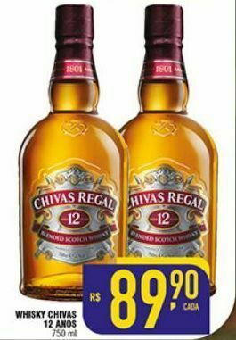 Whisky chivas regal 12 años 750ml