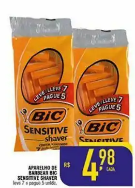 Mercantil Rodrigues Aparelho de barbear bic sensitive shaver oferta