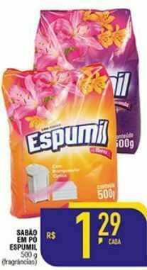 Mercantil Rodrigues Sabão em pó espumil 500g oferta