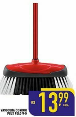 Mercantil Rodrigues Vassoura condor plus pelo v-9 oferta