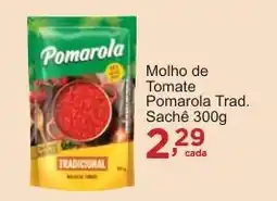 Rossi Supermercado Molho de Tomate Pomarola Trad. Sachê oferta