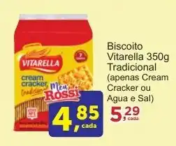 Rossi Supermercado Biscoito Vitarella Tradicional oferta