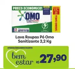 Covabra Supermercados Lava Roupas Pó Omo Sanitizante oferta