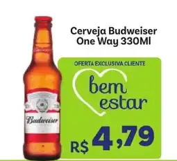 Covabra Supermercados Cerveja Budweiser One Way oferta