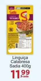 Rossi Supermercado Linguiça Calabresa Sadia oferta