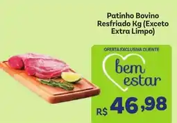 Covabra Supermercados Patinho Bovino Resfriado oferta